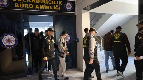 Mersin'de Dolandırıcılık Şebekesi Çökertildi