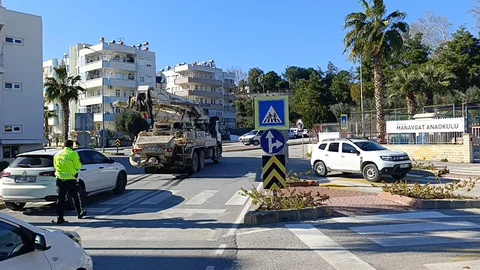 Motosiklet Kazasında Bir Yaralı Antalya'da