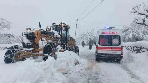 Malatya'da Kırsal Yollar Kapalı