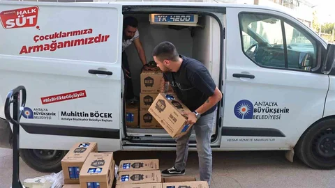 Antalya'da 67 Bin Çocuk için Halk Mama Desteği