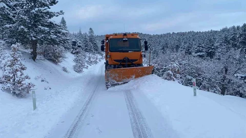 Konya'da Karla Mücadele Çalışmaları