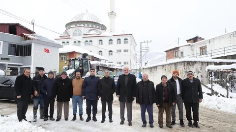 Canik'te Karla Mücadele Çalışmaları