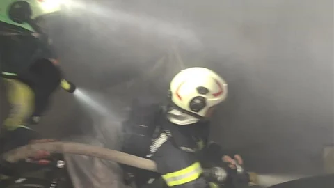 Denizli'de Otopark Yangını