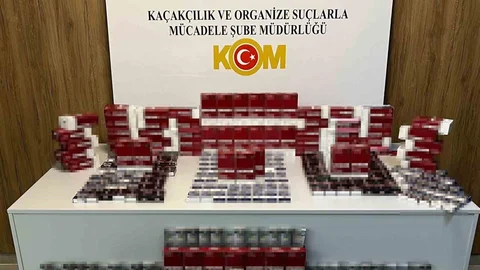 Samsun'da Kaçak Sigara Operasyonu