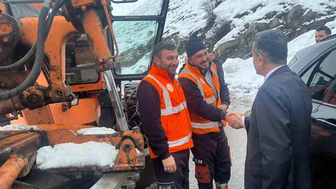Şırnak'ta Karla Mücadele Denetimi