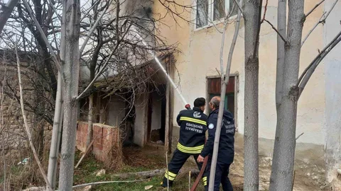 Günyüzü'nde Ev Yangını Meydana Geldi