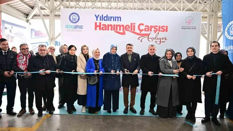 Yıldırım'da Hanımeli Çarşısı Açıldı