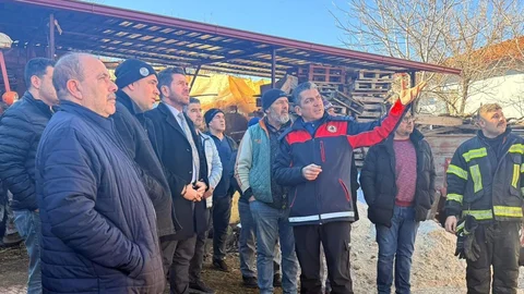 Denizli'de Müstakil Evde Yangın