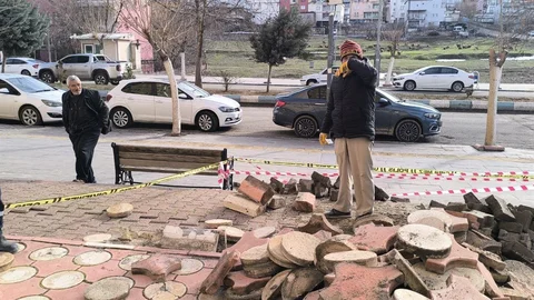 Gercüş'te Merdiven Çöktü Korku Dolu Anlar Yaşandı