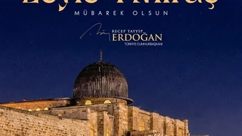 Cumhurbaşkanı Erdoğan'dan Miraç Kandili Mesajı