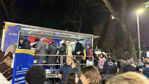 Bursa'da Miraç Kandili Coşkusu