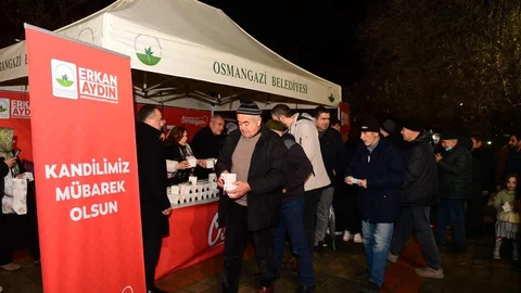 Miraç Kandili'nde Osmangazi'de Birlik Beraberlik Vurgusu