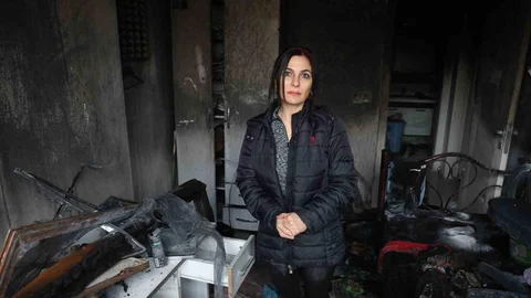 Depremzedelerin Yangın Kabusu Hatay'da Yaşandı