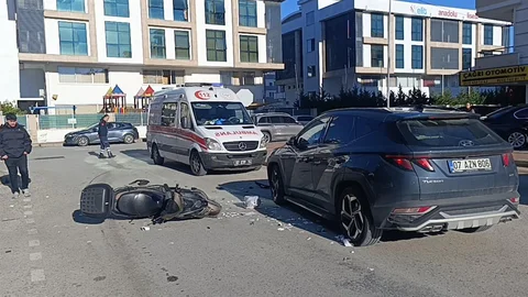 Motosiklet Kazası Antalya'da Meydana Geldi