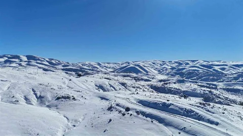 Konya'da Kar Yağışı Sevinci