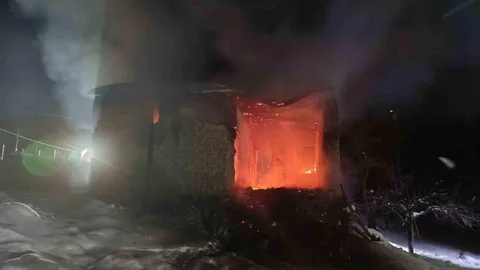 Erciş'te Üç Yangın Çıktı