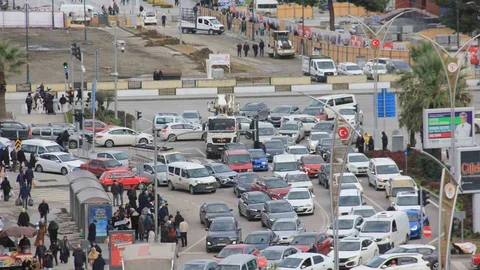 Samsun'da Motorlu Taşıt Sayısı Artıyor
