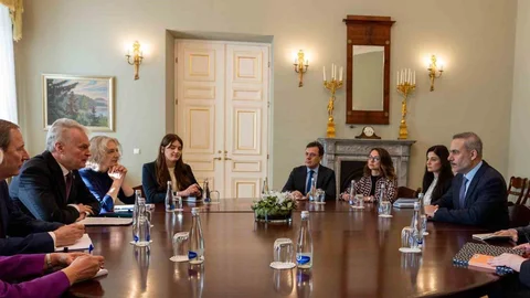 Hakan Fidan Litvanya Cumhurbaşkanı ile Görüştü
