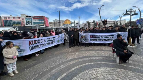 Van'da Dünya Kudüs Haftası Açıklaması