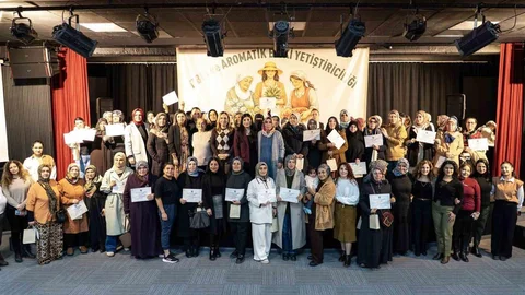 Tıbbi Aromatik Bitki Atölyesi Sertifikaları Verildi
