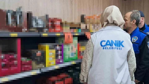 Canik'te Market Denetimi Yapıldı