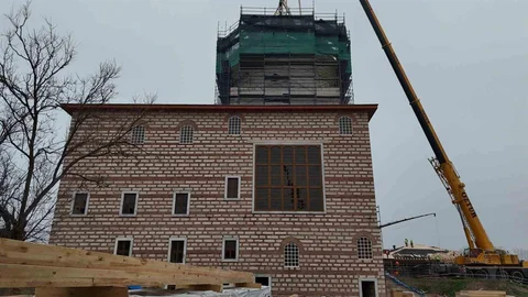 Edirne Sarayı'nda Restorasyon Çalışmaları İlerliyor