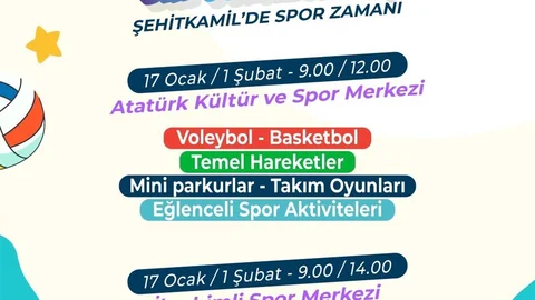 Şehitkamil'de Spor Şenliği Düzenlenecek