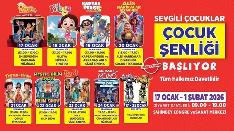 Gaziantep'te Çocuk Şenliği Başlıyor