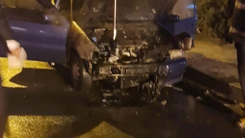 Batman'da Yanan Otomobil Kullanılamaz Hale Geldi