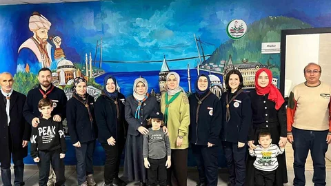 İzciler Düzce'de Milli Eğitim Müdürü ile Buluştu