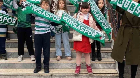 Bursa'da Karnelerle Bursaspor Coşkusu