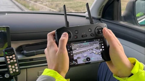 Otoyol Jandarmas'ından Drone Destekli Trafik Denetimi