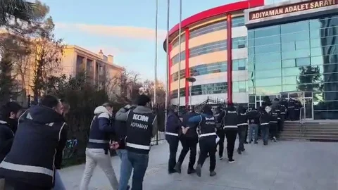 Adıyaman'da Operasyon: 14 Tutuklama