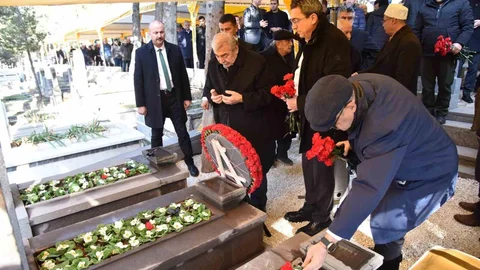 Sani Konukoğlu Mezarı Başında Anıldı