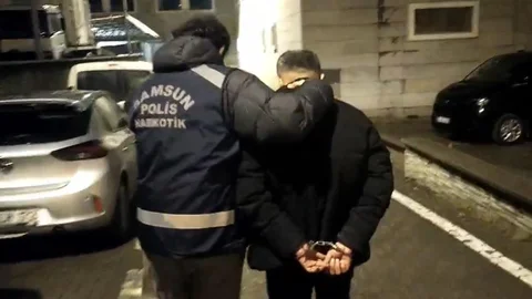 Samsun'da Uyuşturucu Suçundan Yakalama