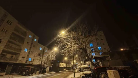 Mardin'de Kar Yağışı Etkisini Gösteriyor