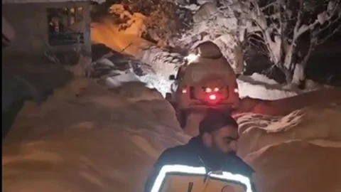 Tunceli'de Kaza Sonrası Yardım Ulaşımı