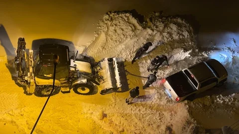 Yüksekova'da Kar Yağışı Nedeniyle Kurtarma Operasyonu