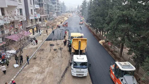 Kahramanmaraş’ta Asfalt Çalışmaları Devam Ediyor