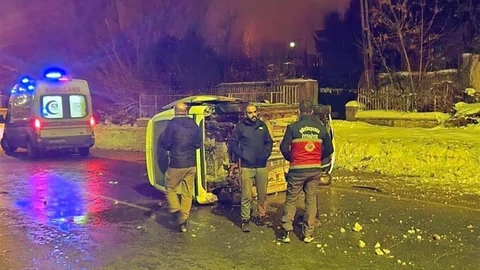 Van’da Trafik Kazası: 1 Yaralı