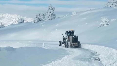 Amasya'da 58 Köy Yolu Kapalı