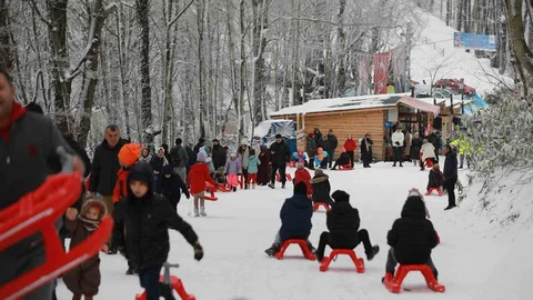 Sakarya'da Kızak Şöleni Coşkusu
