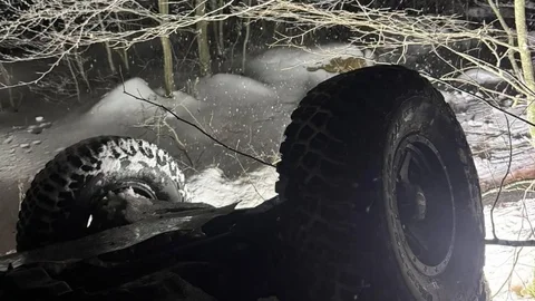 İnegöl'de Kar Yağışı Nedeniyle Kaza