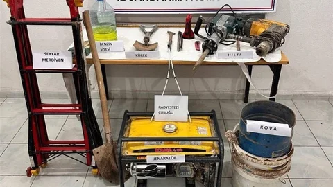 Kırıkkale'de Kaçak Kazı Operasyonu