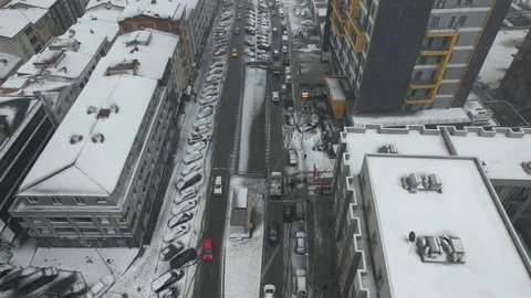 Esenyurt’ta Kar Manzarası Görüntüleniyor