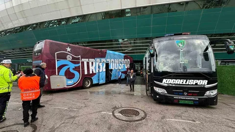 Kocaeli Stadyumu'nda Trabzonspor ve Kocaelispor Hazır