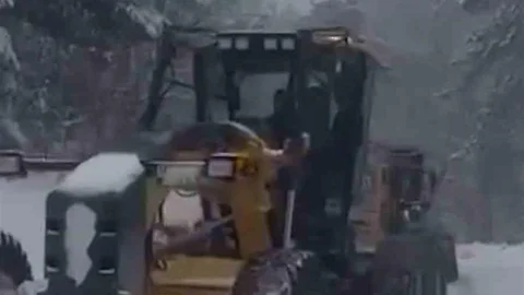 Mengen'de Karla Mücadele Başladı