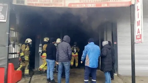 Düzce'de Dükkan Yangını Tehlikesi Önlenmişti