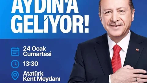 Cumhurbaşkanı Erdoğan Aydın'a Ziyaret Gerçekleştiriyor