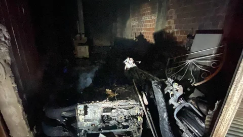 Aydın'da Depo Yangını Sonrası 2 Yaralı